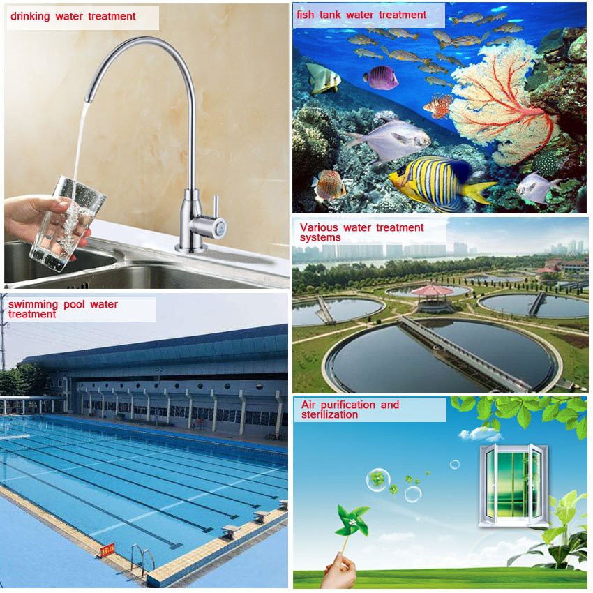 Applicable places of 20W T8 UVC lamp
